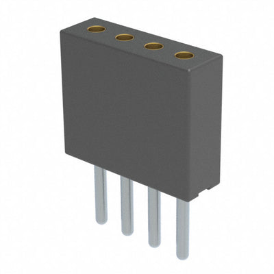 851-47-004-10-002000 by Mill-Max Manufacturing Corp. - CONNECTOR RECPT 4POS 0.05 GOLD PCB