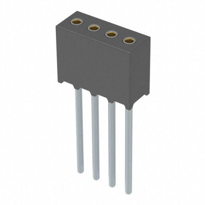 851-43-004-10-021000 by Mill-Max Manufacturing Corp. - CONNECTOR RECPT 4POS 0.05 GOLD PCB