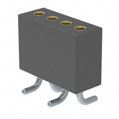 851-91-004-30-001000 by Mill-Max Manufacturing Corp. - CONNECTOR RECPT 4POS 0.05 GOLD SMD