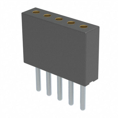 851-91-005-10-002000 by Mill-Max Manufacturing Corp. - CONNECTOR RECPT 5POS 0.05 GOLD PCB