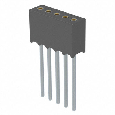 851-43-005-10-021000 by Mill-Max Manufacturing Corp. - CONNECTOR RECPT 5POS 0.05 GOLD PCB