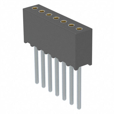 851-43-007-10-011000 by Mill-Max Manufacturing Corp. - CONNECTOR RECPT 7POS 0.05 GOLD PCB