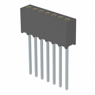 851-43-007-10-021000 by Mill-Max Manufacturing Corp. - CONNECTOR RECPT 7POS 0.05 GOLD PCB