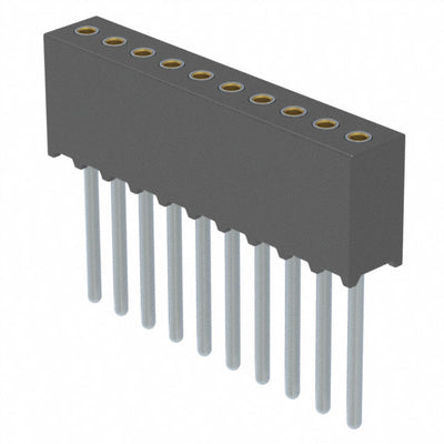 851-41-010-10-011000 by Mill-Max Manufacturing Corp. - CONNECTOR RECPT 10POS 0.05 GOLD PCB