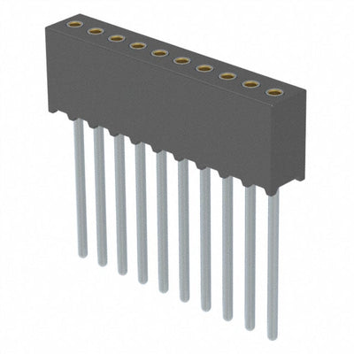 851-43-010-10-021000 by Mill-Max Manufacturing Corp. - CONNECTOR RECPT 10POS 0.05 GOLD PCB