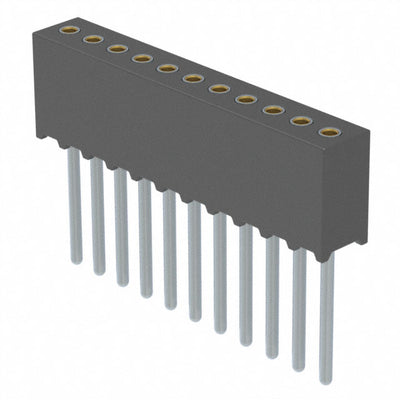 851-43-011-10-011000 by Mill-Max Manufacturing Corp. - CONNECTOR RECPT 11POS 0.05 GOLD PCB
