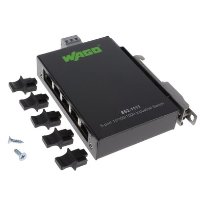 852-1111 by WAGO Corporation - INDUSTRIAL-ECO-SWITCH; 5-PORT 10