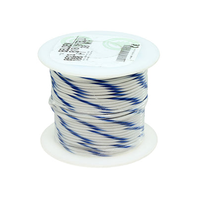 8523 018100 by Belden Inc. - HOOK-UP STRND 20AWG WHT/BLU 100