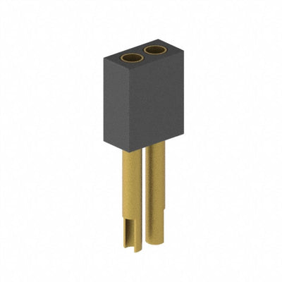 853-13-002-10-003000 by Mill-Max Manufacturing Corp. - CONNECTOR RECPT 2POS GOLD PCB