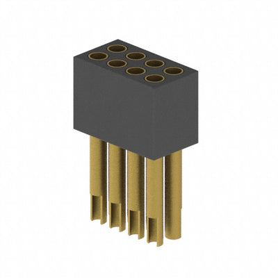 853-13-008-10-003000 by Mill-Max Manufacturing Corp. - CONNECTOR RECPT 8POS 0.05 GOLD PCB