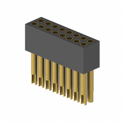 853-13-016-10-003000 by Mill-Max Manufacturing Corp. - CONNECTOR RECPT 16POS 0.05 GOLD PCB