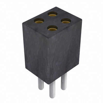 853-83-004-10-001101 by Preci-Dip - CONNECTOR SOCKET 4POS 0.05 GOLD PCB