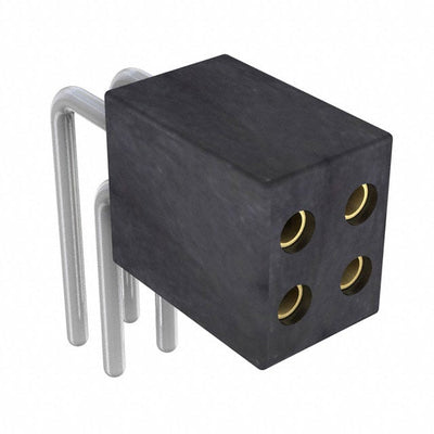 853-83-004-20-001101 by Preci-Dip - CONNECTOR SOCKET 4P 0.05 GOLD PCB R/A