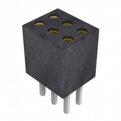 853-87-006-10-001101 by Preci-Dip - CONNECTOR SOCKET 6POS 0.05 GOLD PCB