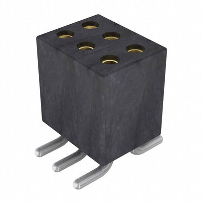 853-41-006-30-001000 by Mill-Max Manufacturing Corp. - CONNECTOR RECPT 6POS 0.05 GOLD SMD