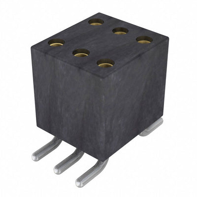 853-83-006-30-002191 by Preci-Dip - CONNECTOR SOCKET 6POS 0.05 GOLD SMD