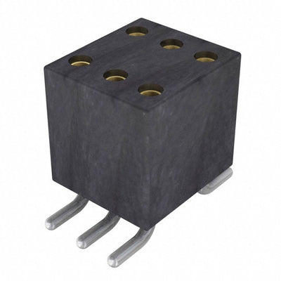853-87-006-30-002101 by Preci-Dip - CONNECTOR SOCKET 6POS 0.05 GOLD SMD