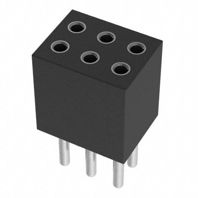 853-99-006-10-001000 by Mill-Max Manufacturing Corp. - CONNECTOR RECPT 6POS 0.05 TIN-LEAD PCB