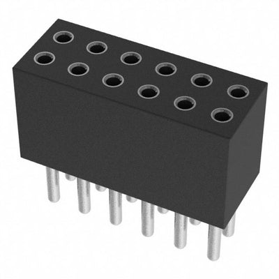 853-99-012-10-001000 by Mill-Max Manufacturing Corp. - CONNECTOR RECPT 12P 0.05 TIN-LEAD PCB
