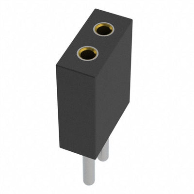 853-41-002-10-001000 by Mill-Max Manufacturing Corp. - CONNECTOR RECPT 2POS GOLD PCB