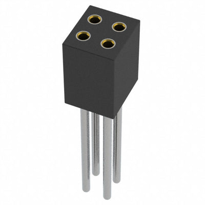 853-41-004-10-021000 by Mill-Max Manufacturing Corp. - CONNECTOR RECPT 4POS 0.05 GOLD PCB