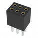 853-91-006-10-001000 by Mill-Max Manufacturing Corp. - CONNECTOR RECPT 6POS 0.05 GOLD PCB