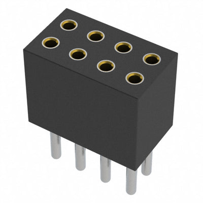 853-47-008-10-001000 by Mill-Max Manufacturing Corp. - CONNECTOR RECPT 8POS 0.05 GOLD PCB