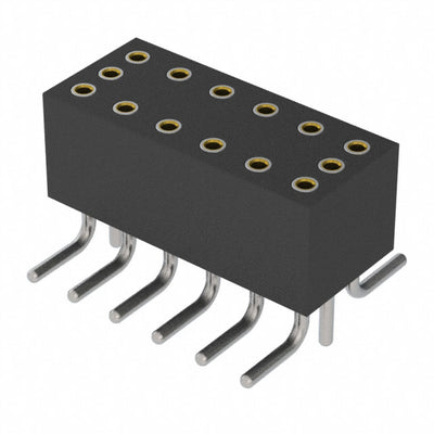 853-87-012-30-051101 by Preci-Dip - CONNECTOR SOCKET 12POS 0.05 GOLD SMD