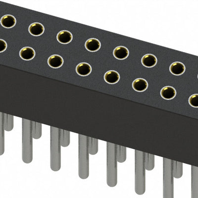 853-41-034-10-011000 by Mill-Max Manufacturing Corp. - CONNECTOR RECPT 34POS 0.05 GOLD PCB
