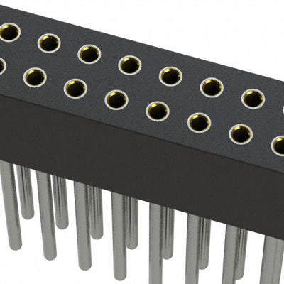 853-43-068-10-021000 by Mill-Max Manufacturing Corp. - CONNECTOR RECPT 68POS 0.05 GOLD PCB