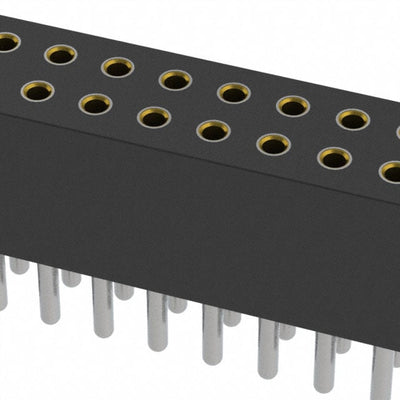 853-41-022-10-001000 by Mill-Max Manufacturing Corp. - CONNECTOR RECPT 22POS 0.05 GOLD PCB