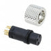 854-003-203RLS4 by NorComp Inc. - CONNECTOR PLUG FMALE 3P GOLD SLDR CUP