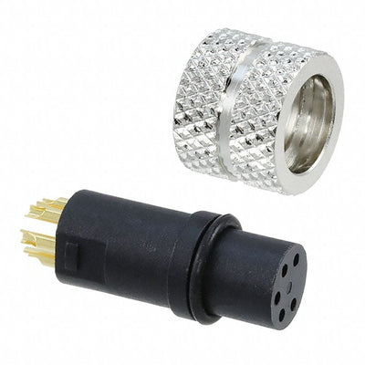 854-005-203RLS1 by NorComp Inc. - CONNECTOR PLUG FMALE 5P GOLD SLDR CUP