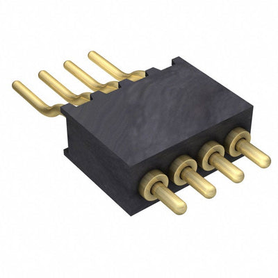 854-22-004-40-601101 by Mill-Max Manufacturing Corp. - CONNECTOR SPRING PISTON 4POS R/A SMD