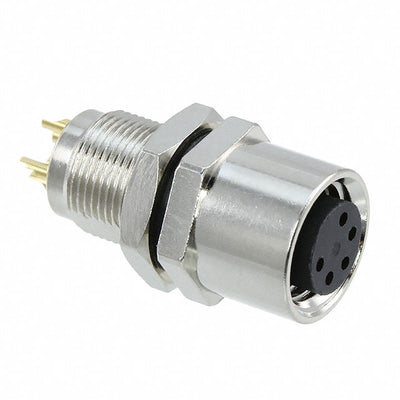 855-005-203R004 by NorComp Inc. - CONNECTOR PLUG FMALE 5P GOLD SLDR CUP