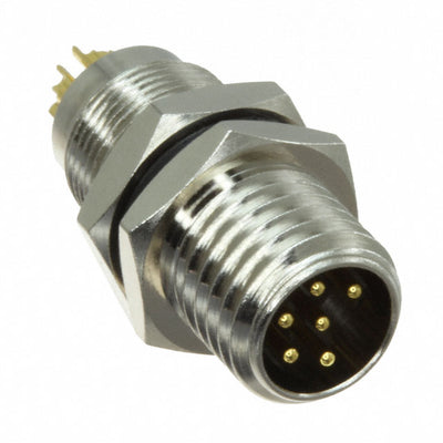 855-006-103R004 by NorComp Inc. - CONNECTOR RECPT MALE 6P GOLD SLDR CUP