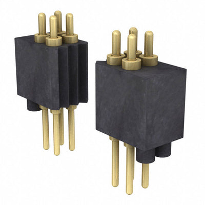 855-22-010-10-001101 by Mill-Max Manufacturing Corp. - CONNECTOR SPRING PISTON 10POS PCB