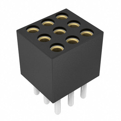 855-87-009-10-001101 by Preci-Dip - CONNECTOR SOCKET 9POS 0.05 GOLD PCB