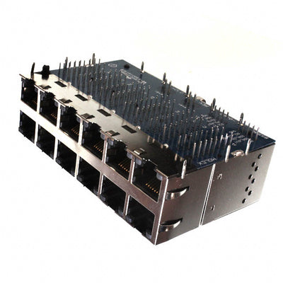 855861005 by Molex - CONNECTOR JACK 12PORT 1000 BASE-T PCB