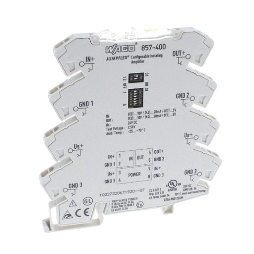 857-400 by WAGO Corporation - ISOLATION AMPLIFIER; CURRENT AND