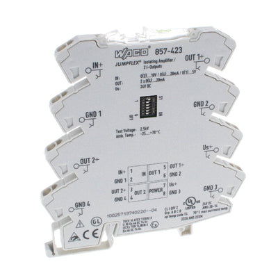 857-423 by WAGO Corporation - ISOLATION AMPLIFIER; CURRENT AND