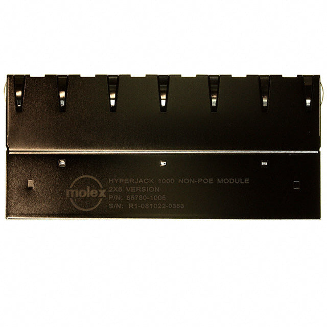 0857801005 by Molex - CONNECTOR JACK 12PORT 1000 BASE-T PCB