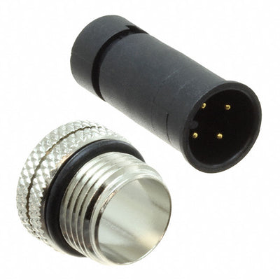 858-004-103RLU4 by NorComp Inc. - CONNECTOR RECPT MALE 4P GOLD SLDR CUP
