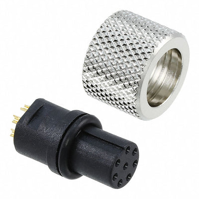 858-008-203RSU4 by NorComp Inc. - CONNECTOR PLUG FMALE 8P GOLD SLDR CUP