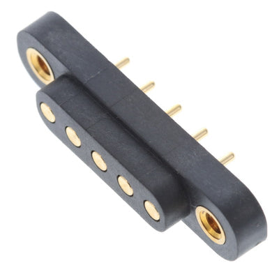 858-10-005-10-012000 by Mill-Max Manufacturing Corp. - CONNECTOR SPRING TARGET 5POS PCB