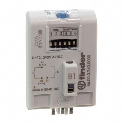 86.00.0.240.0000 by Finder Relays, Inc. - RELAY TIME DELAY 100HR