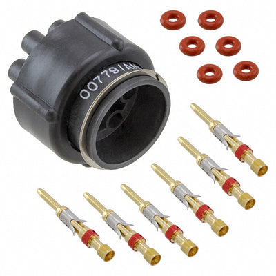 860267-1 by TE Connectivity Aerospace, Defense and Marine - CONNECTOR LGH PLUG 6POS CIRC STR