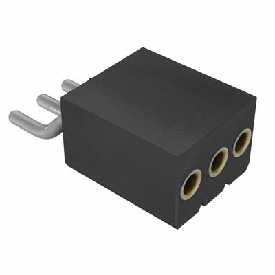 861-83-003-40-001191 by Preci-Dip - CONNECTOR SOCKET 3P 0.039 GOLD SMD RA