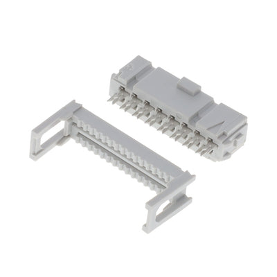 86130163130345E1LF by Amphenol ICC (FCI) - CONNECTOR RECPT 16POS IDC 28AWG GOLD