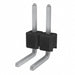 861400021LO1705LF by Amphenol ICC (FCI) - CONNECTOR HEADER R/A 2POS 2.54MM